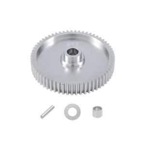 Aluminum Alloy 61T Spur Gear for Tamiya TT01 TT01D TT01E TT01ES 1/10 RC On Road Car Replacement #51004 Upgrades Parts
