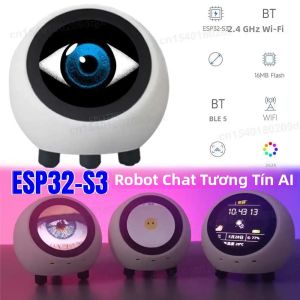 Robot Quả Cầu Trò Chuyện Bằng Giọng Nói XiaoZhi AI Tương Thích Với Bảng Phát Triển ESP32-S3 Màn Hình LCD 1.28 Inch Đồng Hồ Wifi N16R8