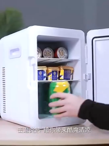 【COD】22L Car Mini fridge refrigerator Student Dormitory Home Small Freezer Mini Fridge Car Refrigeration