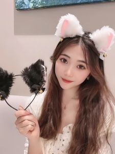 หูแมว กระดิ่ง พร้อม เซ็กซี่ คอสเพลย์ วัสดุกำมะหยี่ ราคาเร็ว ทรงสวยใส่สบาย หูแมว/ที่คาดผม