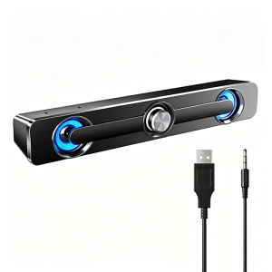 Computer Caixa De Som Wired Speaker Soundbar Portable Sound Box Bar Subwoofer For PC Laptop Desktop TV Music Woofer Audio System