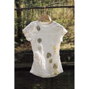 เสื้อยืดแขนสั้นคอกลมพิมพ์ลาย 3 มิติคุณภาพสูงสำหรับผู้หญิง เสื้อผ้าเด็กสไตล์โลลิต้า แฟชั่นฤดูร้อน เสื้อผ้าเด็กผู้หญิง