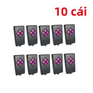 10 Chiếc Nút Màu Hồng Điều Khiển Từ Xa Cửa Nhà Để Xe 4 Kênh 433 MHz Tương Thích Với Dickert MAHS433-04 Cho Dụng Cụ Mở Cổng