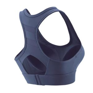 High Intensity Sports Bra Womens Running Yoga Vest One Piece Shock Absorption Full Cup Sweat Absorbent Quick Dry Gathered Fitness Bra
