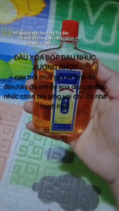 Dầu xoa bóp xương khớp HONGKONG - Tinh dầu HONGKONG giảm đau nhức xương khớp khớp đầu gối cổ vai gáy lọ 50ml