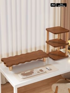 evesigar | Ergonomic Computer Monitor Stand with Keyboard Tray Extended and Widened