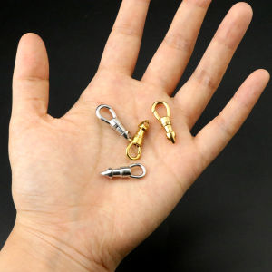 Móc Khóa Nhanh 304 Bằng Thép Không Gỉ Có Thể Xoay Móc Khóa Đa Năng EDC Mini Móc Khóa Chìa Khóa Phụ Kiện Ngoài Trời