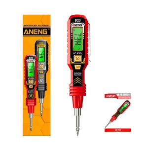 ANENG | Bút Thử Điện Đa Năng ANENG B20 Hai Đầu Tích Hợp Tua Vít Đầu Dẹt Và Đầu Bake Màn Hình Kỹ Thuật Số Dụng Cụ Sửa Chữa Điện Cầm Tay