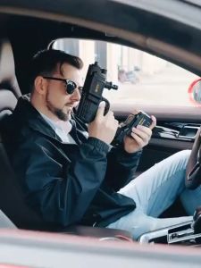 Wireless high pressure water gun High pressure nozzle lithium battery electric watering flower car wash shower spray gun