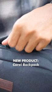 HONYAN MAN PREMIUM Tas Ransel Pria Wanita Backpack Kapasitas Besar Trend Tas Laptop Tas Sekolah - Carel Backpack