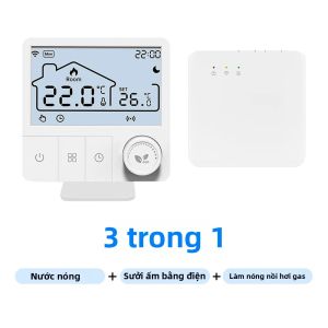 Tuya Thông Minh Wifi Không Dây Bình Giữ Nhiệt 3 Trong 1 Cho Hệ Thống Sưởi Ấm Sàn Nước Gas Điều Khiển Nhiệt Độ Tương Thích Với Alexa Google Home