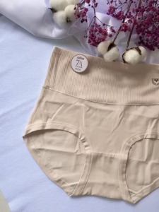 NJ COLLECTION Cotton High Waist Women Panties 2/3/5pcs Set Soft Stretch Breathable Comfortable Underwear | Seluar Dalam Kapas Wanita Lembut Selesa | 女士高腰纯棉内裤