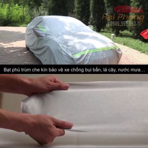 Bạt Phủ Ô Tô Vải Dù Toyota Vios Altis Camry Fortuner Innova Yaris Rush Hilux Wigo Land Cruiser Cross chống nóng chống nước tuyệt đối có phản quang