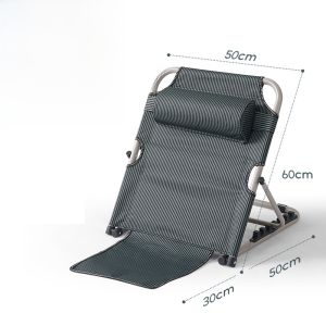 Elderly Care Paralyzed Patient Bedside Recliner Chair Backrest Support Pillow Bedding Essential Modern Simple Steel Foldable