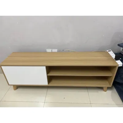 Kệ TV Để Sàn Phòng Khách Phòng Ngủ 1m2 Cánh Mở Hiện Đại Chất Liệu Gỗ MDF