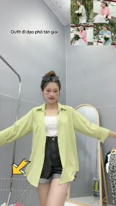 Áo sơ mi nữ bigsize tay dài có túi phong cách basic lịch sự dành cho nàng chuppy 58-95kg SM20