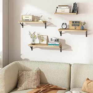 American Style Wooden Wall Shelf For Storage