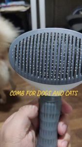 Push Brush Pet Grooming Cleaning Comb Hair Shedding Tool Dog Cat All Stages Adult Kitten Puppy Use