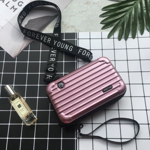 MLZH | Compact Water Resistant Hard Shell Makeup Bag 7 inch