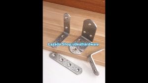 Thick 10pcs L Bracket Corner Brace Stainless Steel L Brackets for Shelves Metal Corner Bracket Small Right Angle Bracket for Wood Furniture Chair Drawer Cabinet