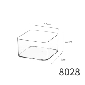 Desktop Organizer Acrylic Hanging Box Transparent Sticky Notes Pen Holder Stationery Storage Box for Home And Office Use