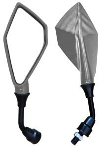 10mm Universal Motorcycle Side Mirror Prismatic Light Popular Colorful for Scooter Motocross