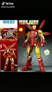 Đồ chơi Lắp ráp Ironman Mark 85 No 6009 Superheroes Marvel 1339 Mảnh