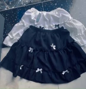 CHÂN VÁY MIDI DÁNG XÒE NHÚNG BÈO 2 TẦNG GIẢ ĐÍNH NƠ (CÓ BIG SIZE)