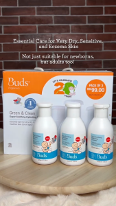 Buds Organics BSO Super Soothing Hydrating Cleanser Triple Pack