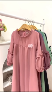 Gamis Set Hijab Anak Perempuan Sakira Dress Anak Terbaru 2025 Gamis Untuk Usia 2 - 10 Tahun