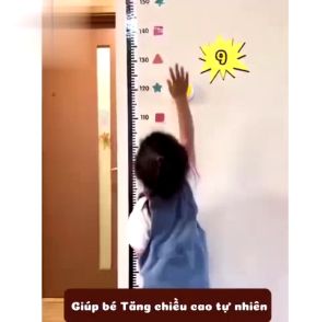 Bộ Bật Nhảy Tăng Chiều Cao Kèm Thước - Bản Tiếng Anh Vui Nhộn