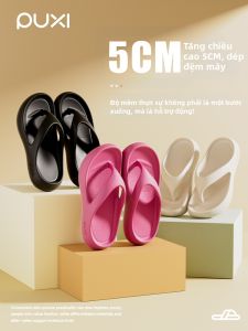 PUXI | Comfortable Thick Sole Slip Resistant Womens Flip Flops
