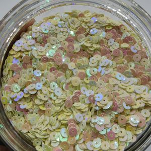 SEQUIN RAMBOCI PAYET MODEL FLAT BULAT RATA UKURAN 4 MM PER 10 GRAM KUALITAS HALUS BAGUS KILAU