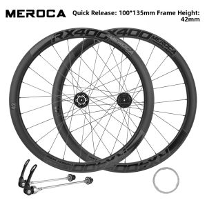 MEROCA | Carbon Fiber 700C Wheelset Tubeless Disc Brake 120T