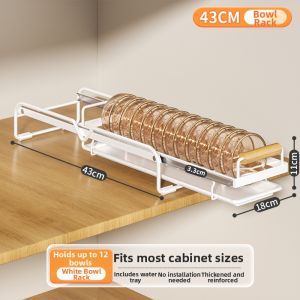 SHUHONG | Pull-out Dish Rack Storage Drawer