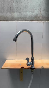 Vòi Rửa Chén Bát Visenta Nhựa Mạ Bóng Dễ Dàng Lắp Đặt Ren 21