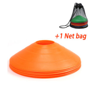 8/10pcs Soccer Discs Bucket Marker Training Sign Flat Cones Marker Discs 019