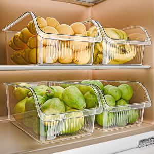 กล่องเก็บของสำหรับตู้เย็นระดับอาหาร กล่องเก็บของแบบแยกชั้นสำหรับครัว กล่องเก็บไข่ กล่องเก็บของสำหรับเก็บผักและผลไม้