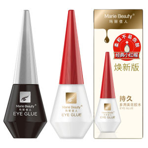 【Marie Beauty】False Eyelash Glue Ultra-Sticky Long-Lasting Streak-Free Styling Cream Makeup Artist Sticky Eyelash Glue Lace Double Eyelid Tape Super Sticky And Non-Irritating