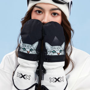 Universal Wrist Protection Snowboard Gloves with Padding