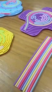 Anakkid---Educational Sensory Activity Board – Silicone Toy for Children’s Brain Stimulation and Relaxation