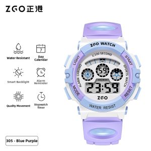 ZGO FUNSU | Childrens Time Display Watch Night Luminescence Waterproof