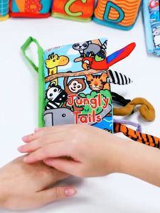 𝑭𝑶𝑹𝑴𝑰𝑵𝑫𝑺 Early Learning | Jollybaby Cloth Book | Soft Books Crinkle Book Sensory Baby Development 布书