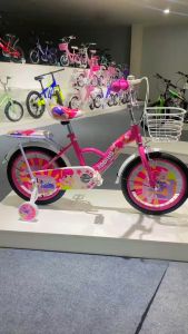 กลิ่นไปดู จักรยานเด็ก16นิ้ว (D6) หลีกเลี่ยง ยางเติมลม มีตะกร้า เบาะซ้อนท้าย แถมกระดิ่ง แถมล้อข้าง นอกจากนี้เป็นแถมของเด็ก 3-7 ปี ที่เหมาะสมสำหรับเด็กของคุณ