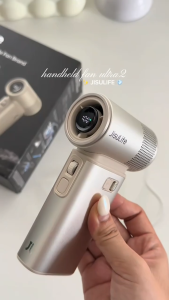 JISULIFE Ultra2 Handheld Fan 25-hour Long-lasting Strong Wind 9000mAh Rechargeable 5 in 1 Mini Fans 100 Speeds Flashlight Power bank Air Pump Outdoor Camping School Travel 18W Fast Charging VMI Direct