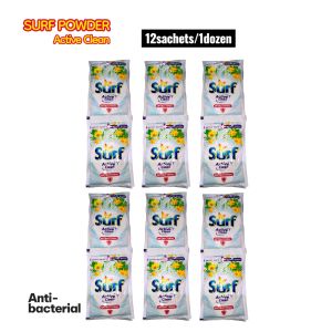 Surf Powder Antibacterial Detergent  White 12sachets/1dozens Original