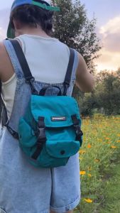 DOUGHNUT BAG : LIGHTHOUSE PIONEER COLLECTION : TEAL กระเป๋า เพิ่มลุคน่ารัก คุณสมบัติกันน้ำ น้ำหนักเบา ( รหัสสินค้า 06827 )