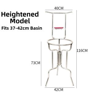 DANBIYIN | Stainless Steel Washbasin Stand For Home Bathroom