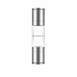 Dual Head Pepper Grinder Manual Stainless Steel Salt Mill Ceramic Burr Refillable Spice Shaker for Kitchen Barbecue Cooking