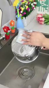Metal Wire Mesh Cleaning Cloths Universal Sink Faucet Tea Stain Rag Microwave Gas Stove Dishwashing Scouring Pad Kitchen Towels